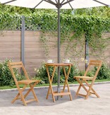 VidaXL Tuintafel inklapbaar 60x75 cm massief acaciahout