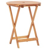 VidaXL Tuintafel inklapbaar 60x75 cm massief acaciahout