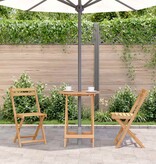 VidaXL Tuintafel inklapbaar 60x75 cm massief acaciahout