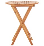 VidaXL Tuintafel inklapbaar 60x75 cm massief acaciahout