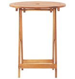 VidaXL Tuintafel inklapbaar 60x75 cm massief acaciahout