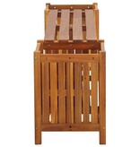 VidaXL Tuinbank met 2 bloembakken 150x30x40 cm massief acaciahout
