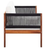 VidaXL Tuinbank 2-zits massief acaciahout