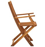 VidaXL Tuinstoelen inklapbaar 4 st massief acaciahout