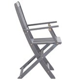 VidaXL Tuinstoelen inklapbaar 2 st massief acaciahout