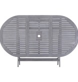 VidaXL Tuintafel inklapbaar 160x85x75 cm massief acaciahout