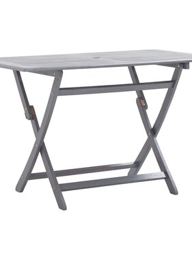VidaXL Tuintafel inklapbaar 120x70x75 cm massief acaciahout