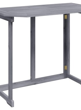 VidaXL Balkontafel inklapbaar 90x50x74 cm massief acaciahout