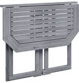 VidaXL Balkontafel inklapbaar 90x50x74 cm massief acaciahout