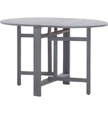 VidaXL Tuintafel 120x70x74 cm massief acaciahout grijs