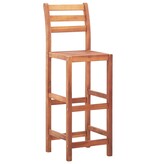 VidaXL Barstoelen 4 st massief acaciahout