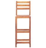VidaXL Barstoelen 4 st massief acaciahout