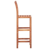 VidaXL Barstoelen 4 st massief acaciahout