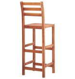 VidaXL Barstoelen 4 st massief acaciahout
