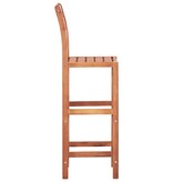 VidaXL Barkrukken 2 st massief acaciahout