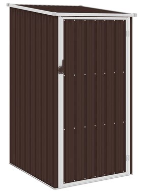 VidaXL Tuinschuur 87x98x159 cm gegalvaniseerd staal bruin