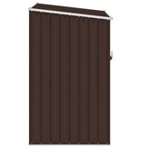 VidaXL Tuinschuur 87x98x159 cm gegalvaniseerd staal bruin