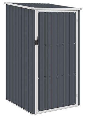 VidaXL Tuinschuur 87x98x159 cm gegalvaniseerd staal antraciet