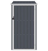VidaXL Tuinschuur 87x98x159 cm gegalvaniseerd staal antraciet