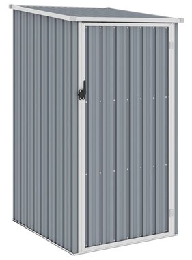 VidaXL Tuinschuur 87x98x159 cm gegalvaniseerd staal grijs