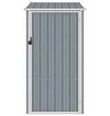 VidaXL Tuinschuur 87x98x159 cm gegalvaniseerd staal grijs