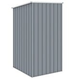 VidaXL Tuinschuur 87x98x159 cm gegalvaniseerd staal grijs