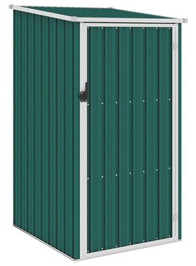 VidaXL Tuinschuur 87x98x159 cm gegalvaniseerd staal groen