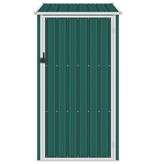 VidaXL Tuinschuur 87x98x159 cm gegalvaniseerd staal groen