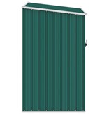 VidaXL Tuinschuur 87x98x159 cm gegalvaniseerd staal groen