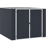 VidaXL Tuinschuur 195x198x159 cm gegalvaniseerd staal antraciet