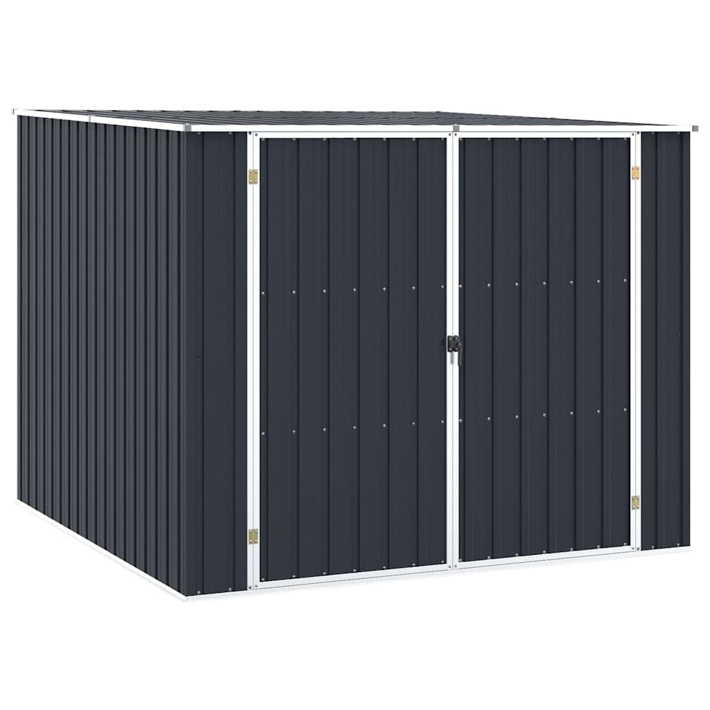 VidaXL Tuinschuur 195x198x159 cm gegalvaniseerd staal antraciet