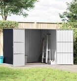 VidaXL Tuinschuur 195x198x159 cm gegalvaniseerd staal antraciet