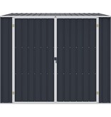 VidaXL Tuinschuur 195x198x159 cm gegalvaniseerd staal antraciet