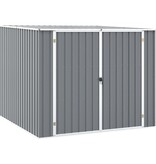 VidaXL Tuinschuur 195x198x159 cm gegalvaniseerd staal grijs