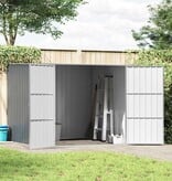 VidaXL Tuinschuur 195x198x159 cm gegalvaniseerd staal grijs