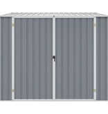 VidaXL Tuinschuur 195x198x159 cm gegalvaniseerd staal grijs