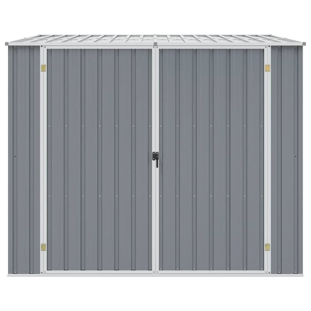 VidaXL Tuinschuur 195x198x159 cm gegalvaniseerd staal grijs