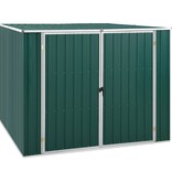 VidaXL Tuinschuur 195x198x159 cm gegalvaniseerd staal groen