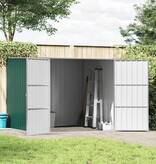 VidaXL Tuinschuur 195x198x159 cm gegalvaniseerd staal groen