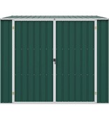 VidaXL Tuinschuur 195x198x159 cm gegalvaniseerd staal groen