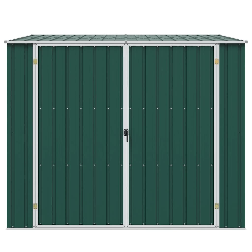VidaXL Tuinschuur 195x198x159 cm gegalvaniseerd staal groen