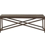 VidaXL Tuinbank 120 cm poly rattan bruin