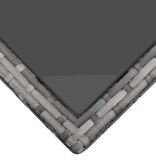 VidaXL 5-delige Tuinset met kussens poly rattan grijs