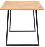 VidaXL 7-delige Tuinset poly rattan en acaciahout grijs