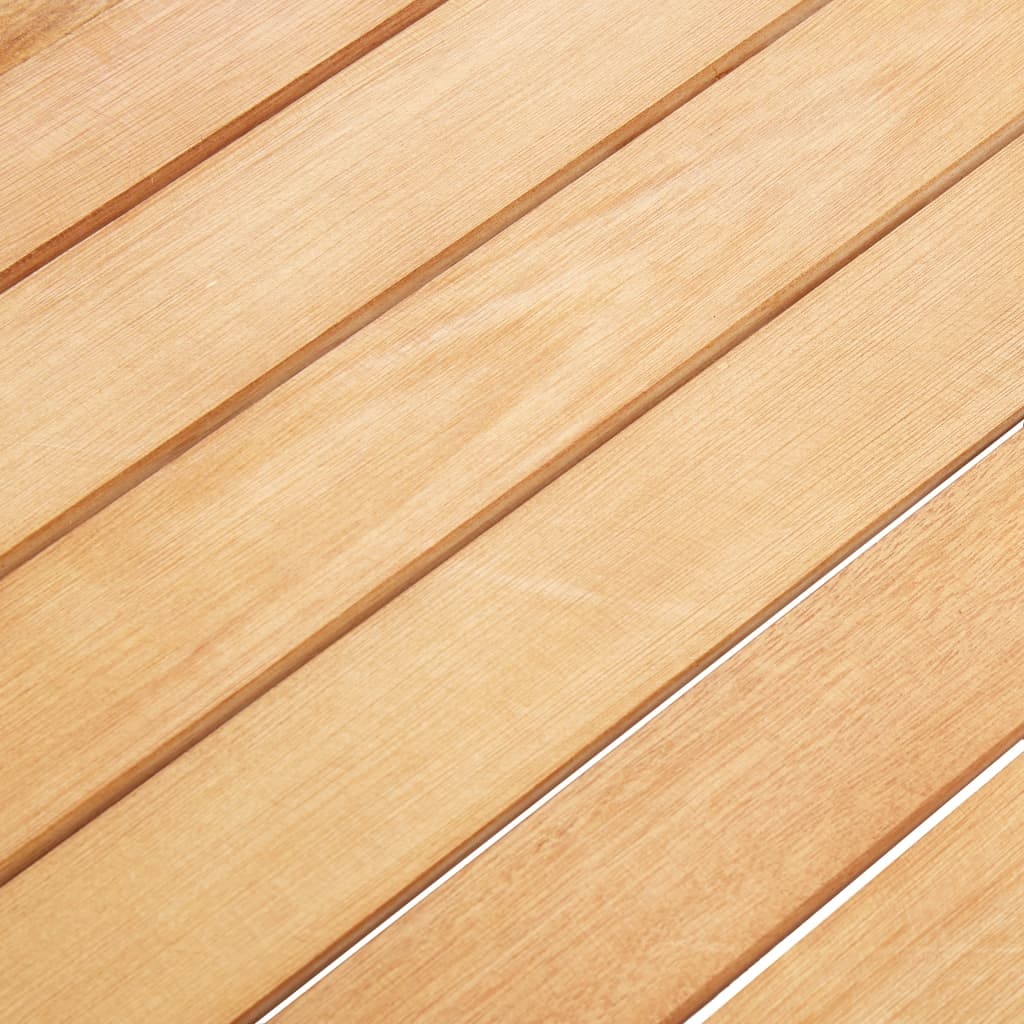 VidaXL 7-delige Tuinset poly rattan en acaciahout grijs