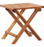 VidaXL Salontafel inklapbaar 40x40x40 cm massief acaciahout