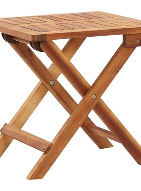 VidaXL Salontafel inklapbaar 40x40x40 cm massief acaciahout