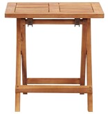 VidaXL Salontafel inklapbaar 40x40x40 cm massief acaciahout