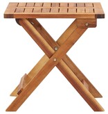 VidaXL Salontafel inklapbaar 40x40x40 cm massief acaciahout