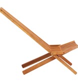 VidaXL Loungestoelen inklapbaar 2 st massief acaciahout